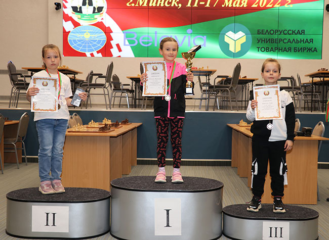 Сафі Феранец трэцяя сярод дзяўчынак да 8 гадоў на Першынстве Беларусі 2022
